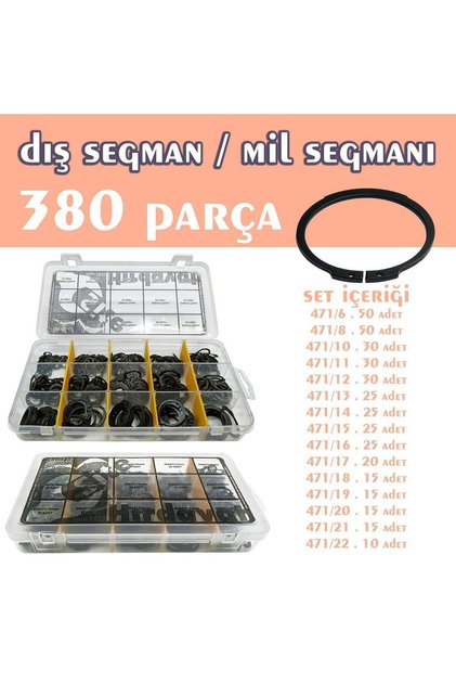 380 Parça Dış Segman Seti