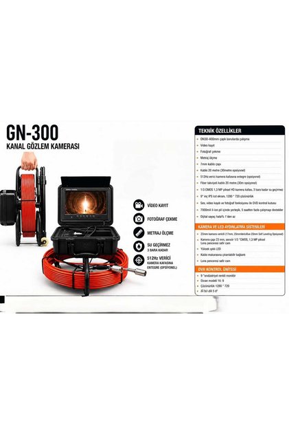 GN 300 KANAL (BORU) GÖZLEM KAMERASI