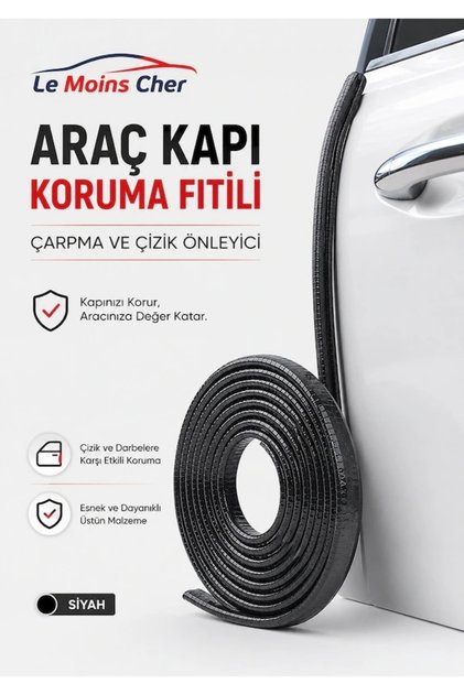 Lada Kalina/Niva/Priora/Samara/Vega Uyumlu Lüx Oto Kapı Koruyucu Fitil 4 Metre