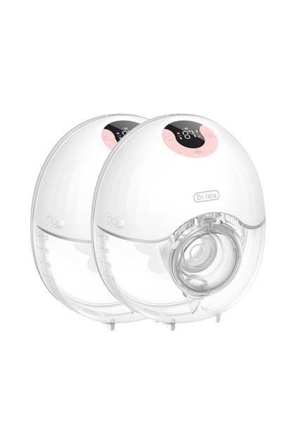 MAMIJOY Pink 2-Pack Wearable Breast Pumps, 4 Modes, 36 Levels, Low Noise