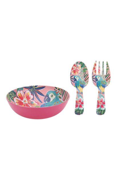 Tropea Melamine 3-Piece Salad Serving Set 30cm Dio30044