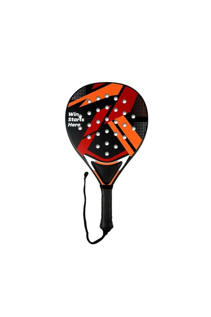 1Pc Red racket Budget-Friendly Padel Tennis Racket for Beginners Intermediates Durable Anti-Vibratio