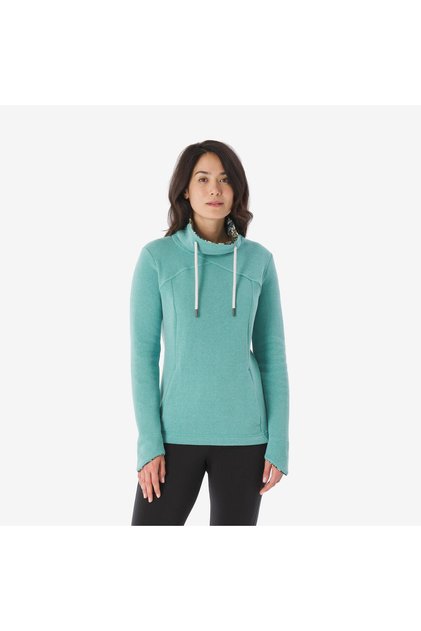 Quechua Kadın Outdoor Sweatshirt - Yeşil - NH100