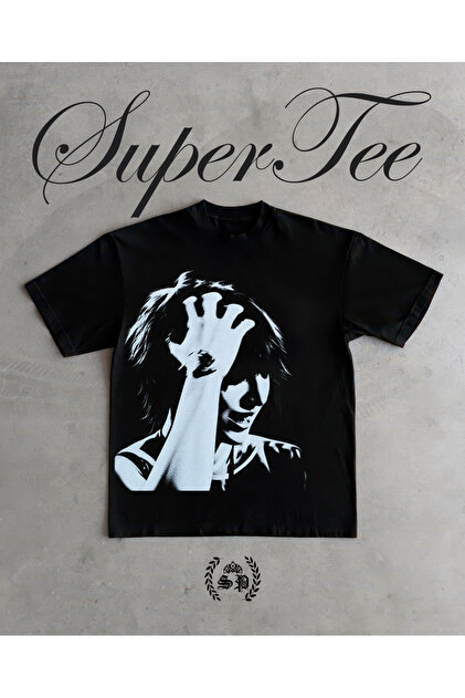 Presmono Unisex Siyah Band K-Pop Cortis T-Shirt 596238tt - Fiyatı