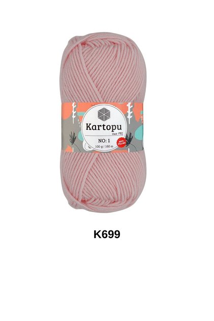 1 piece snowball no:1 100 grams 160 meters yarn for baby and adult vest jacket sweater blanket scarf beanie anti-pilling hand knitting thread color: k699