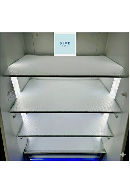 🆕 Refrigerator Shelf Covering Washable Cuttable Glass Refrigerator Mat for Shelves 45 cm X 3 Mt