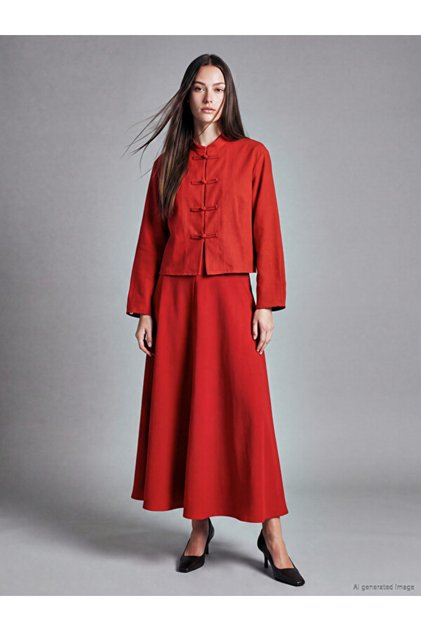 Timeless Clothing & Timeless Choices Zippered Waist Flared Skirt