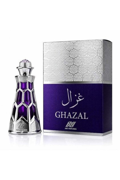 Ghazal Attar l (CPO) for Women, Alcohol-Free Lemon, Jasmine, Rose, Musk & Amber – Long Lasting Arabic Fragrance, 20ml