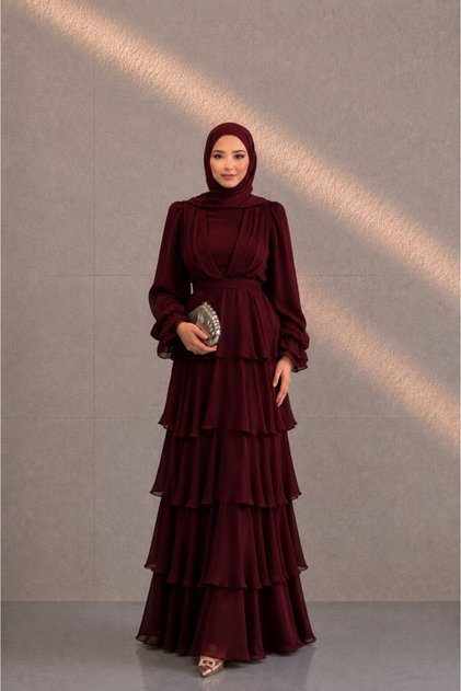 Derya Şifon Tesettür Abiye