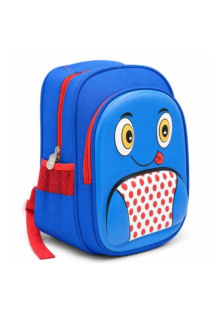School Backpack Lightweight Large Capacity Multi Pocket Bookbag Adjustable Padded Shoulder Straps Water Resistant Everyday Backpack Study Travel Outdoor Activities Daily Use Rosy Owl Blue