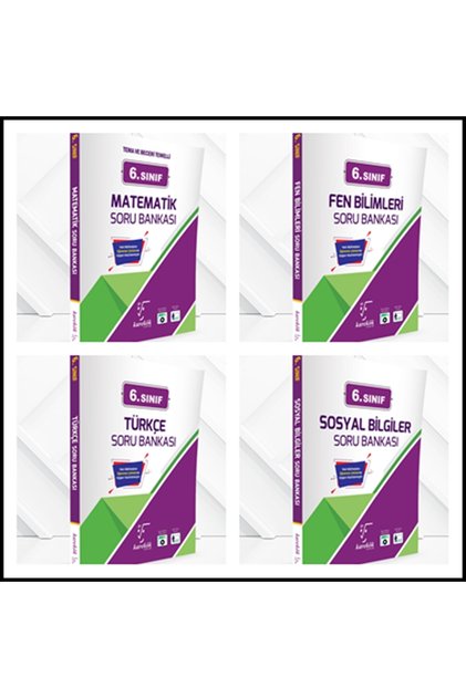 6.Sınıf 2026-2027 Müfredat Matematik Fen Bilimleri Türkçe Sosyal Bilgiler soru bankaları