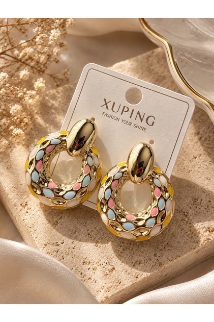 Iris Steel Earrings