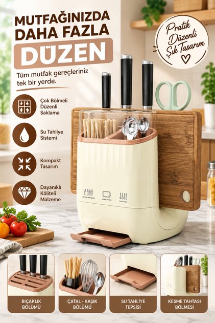 Countertop Kitchen Organizer Spoon Holder Knife Holder Ladle Holder Fork Spoon Organizer