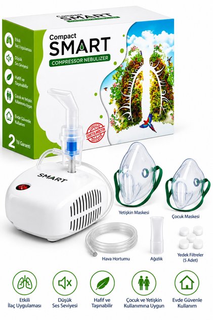 Nebulizatör Compact Hava Buhar Makinesi