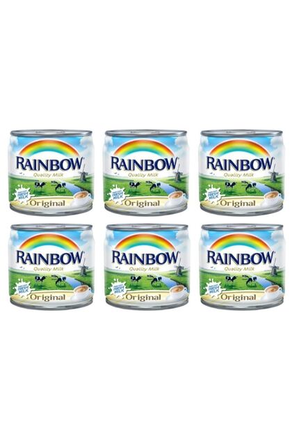 rainbow-evaporated-milk-original-170g X 6 Pcs