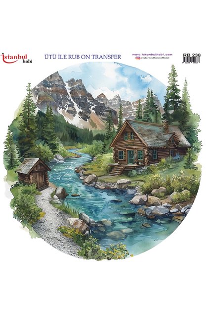 Ütü ile Rub On Transfer Kağıdı 30x30cm RB-238