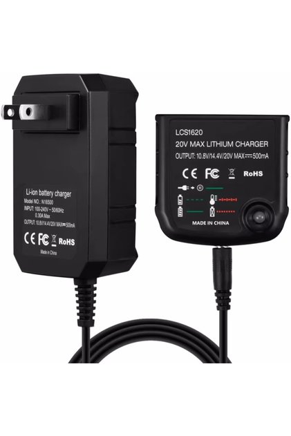 لشاحن بطارية الليثيوم US LCS1620 لشاحن بطارية BLACK & DECKER القابل لإعادة الشحن 20 فولت f