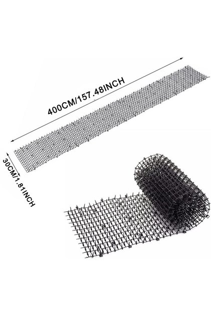 400X30Cm 1 Piece of Anti-Cat Spike Mat, Cat Repellent Spikes, Balcony Roll, Anti-Cat Net, Garden Cat