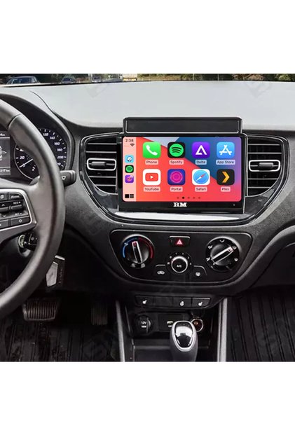 شاشة أندرويد من Roadmaster لسيارة أكسنت موديل 2022-2023، 8 جيجابايت رام، 128 جيجابايت روم، تدعم واي فاي، كار بلاي، أندرويد أوتو، كاميرا خلفية مدمجة بتقنية AHD.
