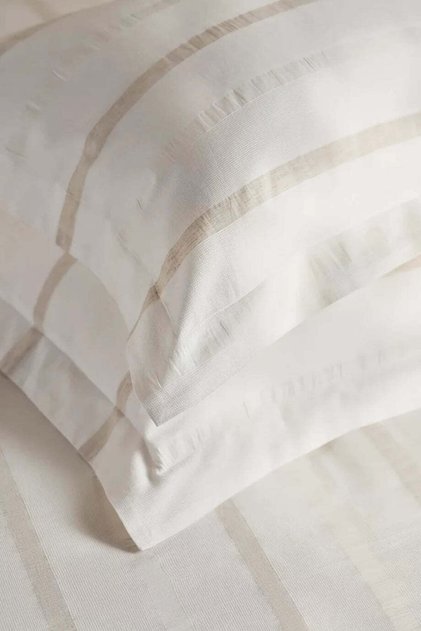 Huntly Jacquard Oxford Single Pillowcase - White, Standard 50 × 75 cm (+5 cm Oxford Edge)