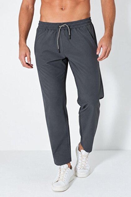 Erkek Premium İnce Yumuşak Esnek Eşofman Altı Jogger