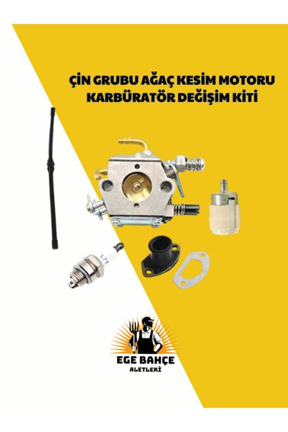 AĞAÇ KESİM MOTORU 5200 5800 ÇİN GRUPLARI KARBÜRATÖR TAMİR SETİ SET
