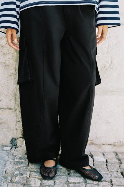 Kargo barrel pantolon