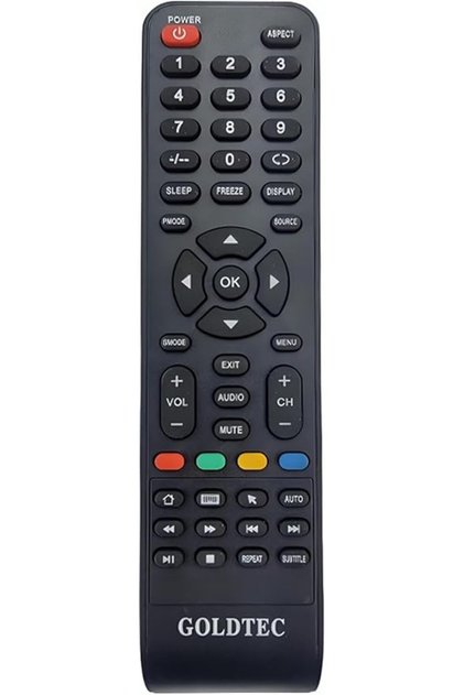جهاز تحكم عن بعد بديل متوافق مع تلفزيونات GoldTec LCD LED
