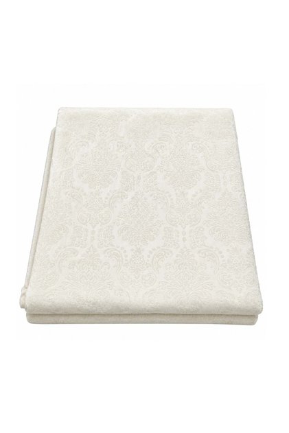 Sponge Silky Velvet Non-Slip Sofa Cover (170X210) - Embossed Cream