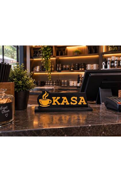 Restoran, Kafe, Barlar, Oteller, Pastane İçin ''KASA'' Yazısı