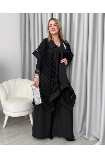 Karolina Tasarım Takım Siyah