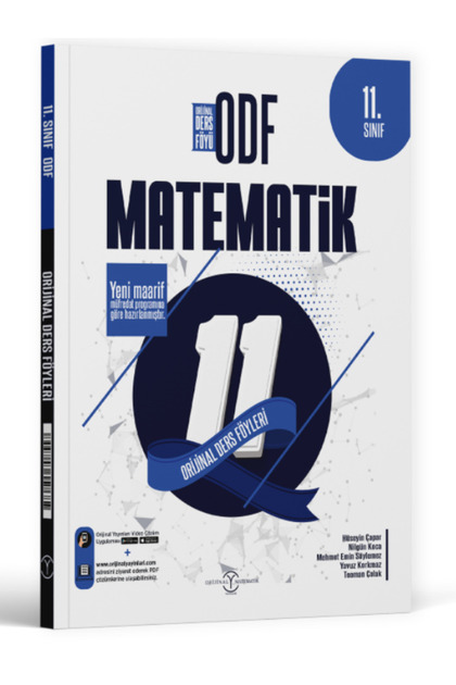 Orijinal ODF 11. Sınıf Matematik Maarif Konu Anlatımlı Orijinal Ders Föyleri (Maarif Model)