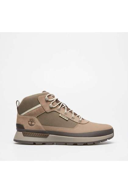 Field Trekker Mid Lace up Sneaker Men's Grey/Brown Sneaker Shoes