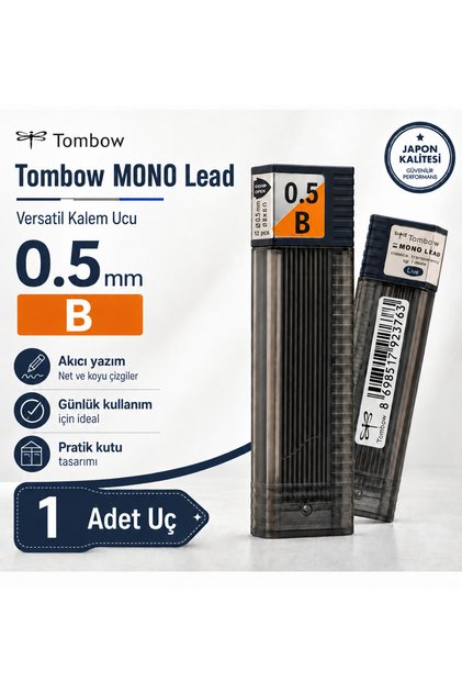 Mono Lead 0.5 mm 2B Versatil Kalem Ucu 1 Adet Yedek Uç