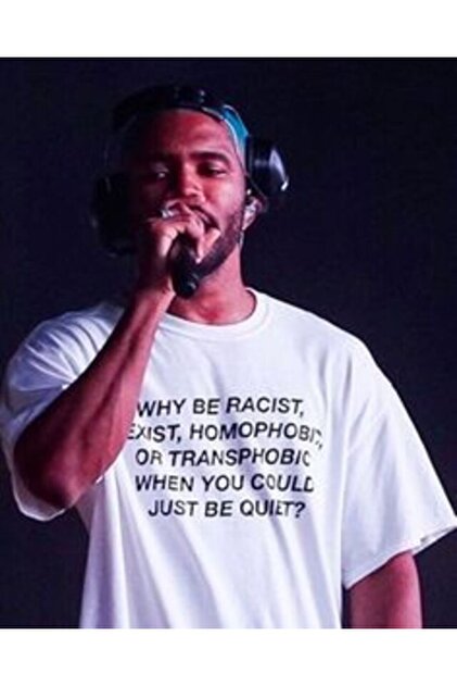 Frank Ocean Iconic Typographic Slogan Printed Retro T-Shirt