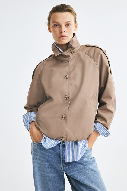 Gabardin Bluzon Ceket