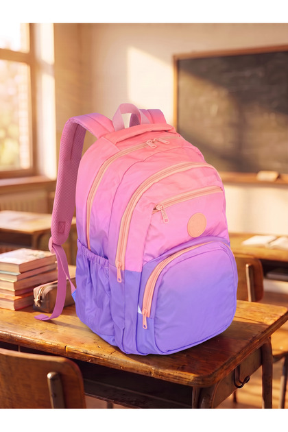 Multi-Compartment Waterproof Middle School High School Girls Boys School Bag Student Backpack Bil