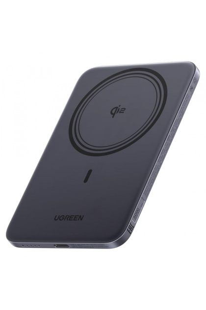 Baterie Externă Wireless PB580 (75984B), 5000mAh, 20W, PD + FQI, 1 x QI - 1 x USB-C, Gri