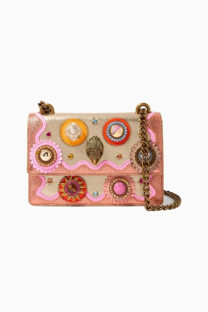 Small Shoreditch Leather Women's Shoulder and Crossbody Bag - Multi-Color