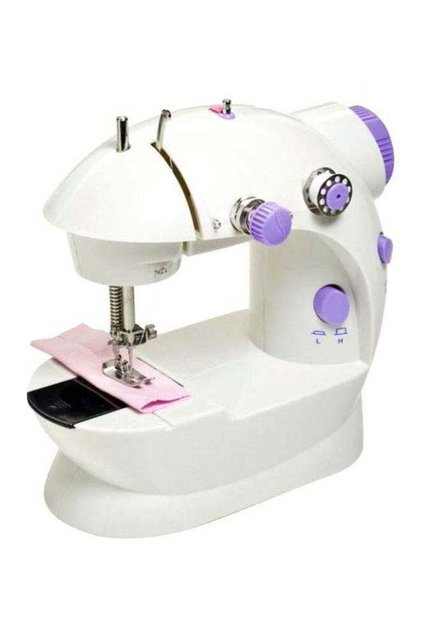 Mini Sewing Machine, Household Portable Handcraft Electric Small Sewing Machine,with Thread Cutting and Winding for Beginner