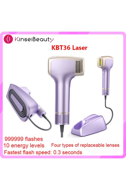 T36 IPL Hair Removal Device Ice Cooling Painless 4IN1 38J UV Sterilize 999999Flashes Automatic Permanent Home Epilator Depilator For Women Men Full Body Bikini Armpit Legs Arms