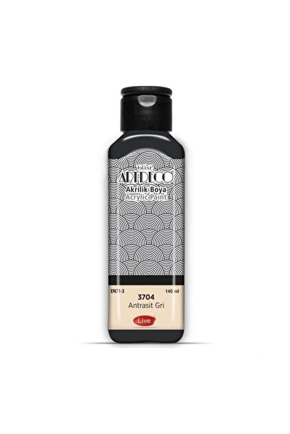 Akrilik Boya 140ml Antrasit Gri 3704
