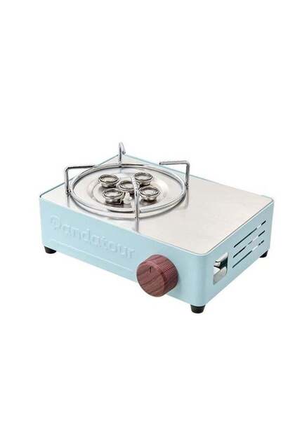 5-Flame Outlets Portable Gas Stove for Camping | High-Power Outdoor Butane Stove with Electric Ignition | Compact Picnic & Hiking Cooker for 3-5 People