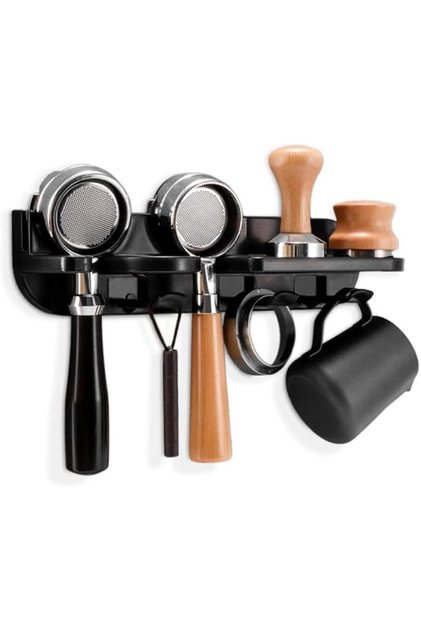 58mm Coffee Tamper Station Holder – Durable Portafilter Organizer & Espresso Machine Accessory, Bari