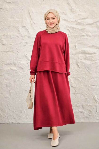 Women's Skirt Suit Red