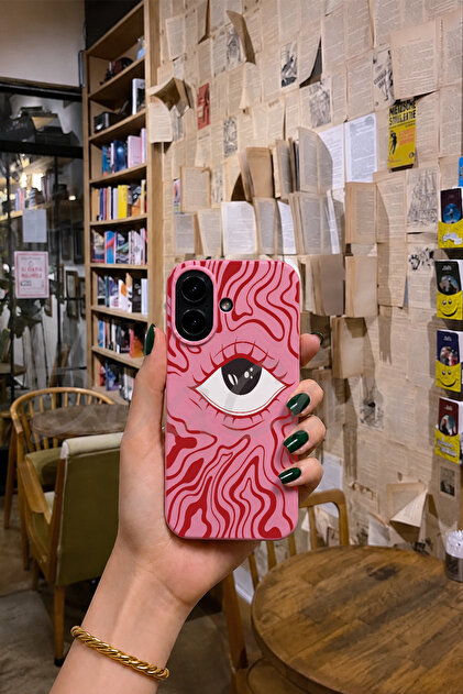 iPhone 17 Uyumlu Pembe Renkli Lansman Telefon Kılıfı
