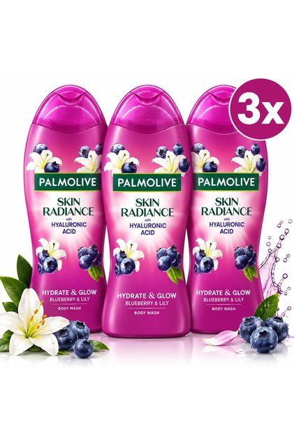 3x 500 Ml gel de dus blueberry&lily