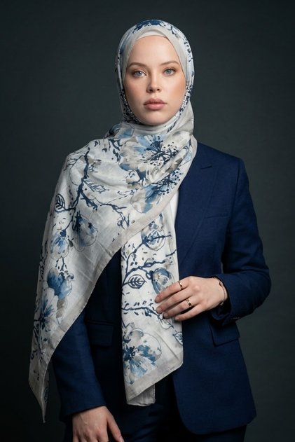Sweney Desen Bambu Kraş Şal 4