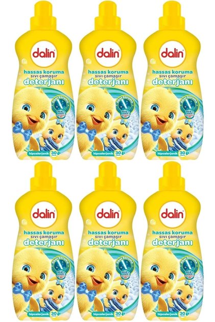 Sıvı Çamaşır Deterjanı 1500 ML Hassas Koruma (Hipoalerjenik) (6 Lı Set)