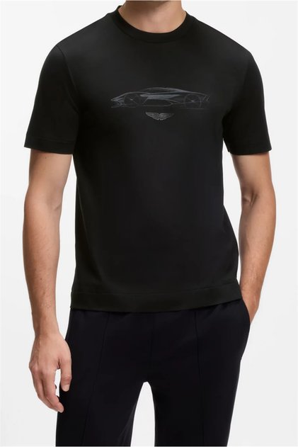 C Taut 181 Am Erkek Bisiklet Yaka T-Shirt Siyah